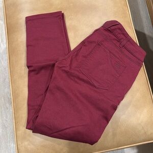 5.11 wine colored jeans